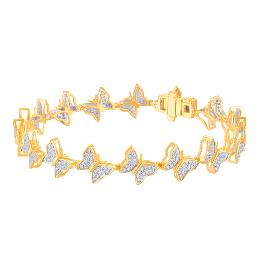 Chain Link Bangle Yellow Gold