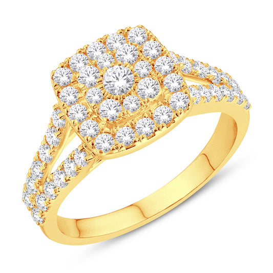 Yellow Gold Diamond Ring