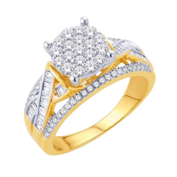 Yellow Gold Diamond Ring