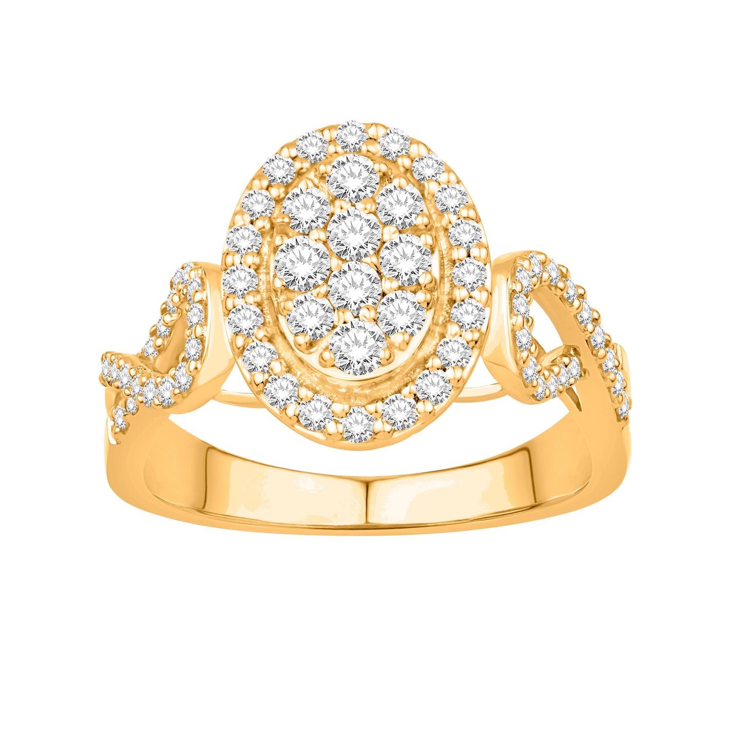 Yellow Gold Diamond Band Ring