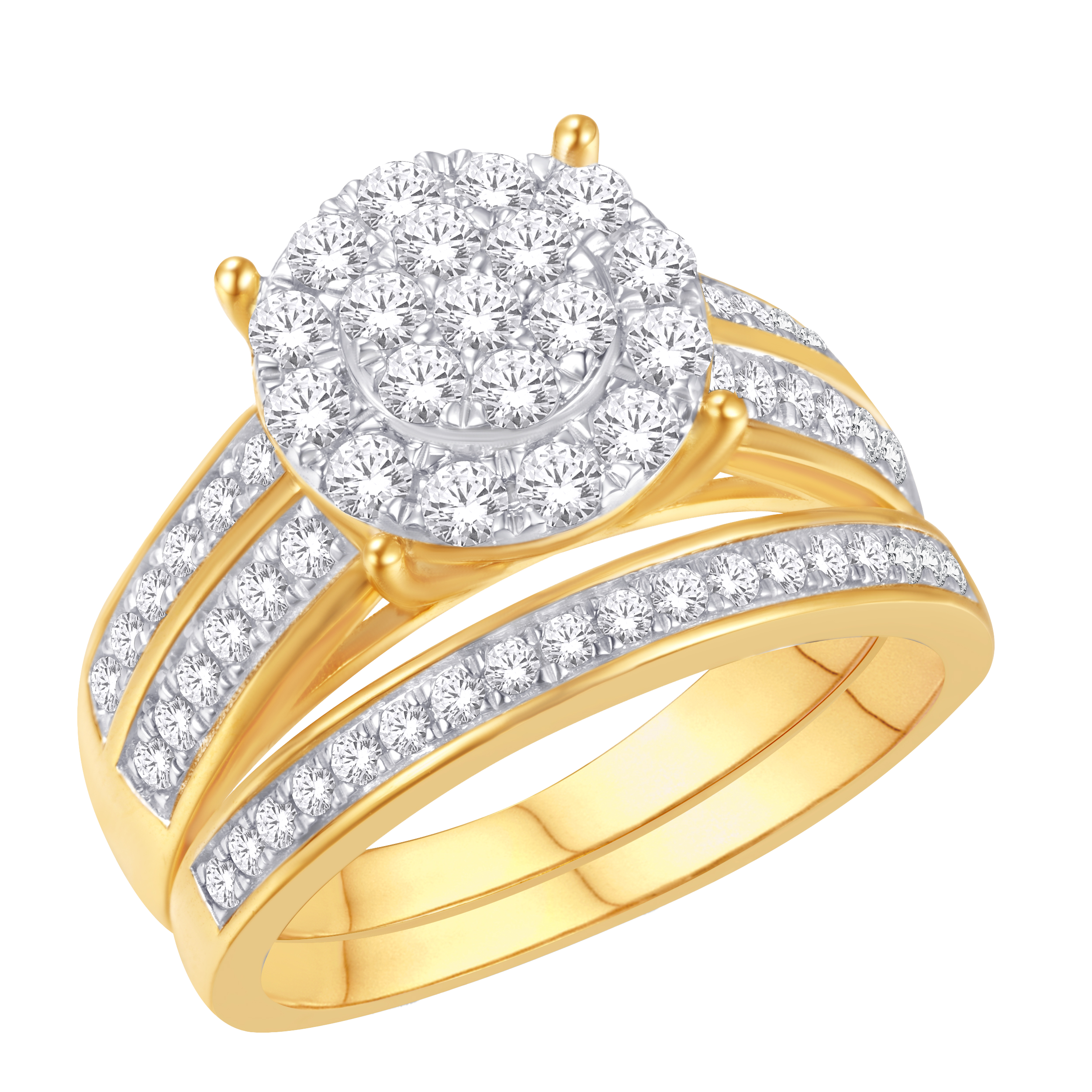 Yellow Gold Diamond Wedding Band Ring