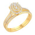 Yellow Gold Diamond Band Ring