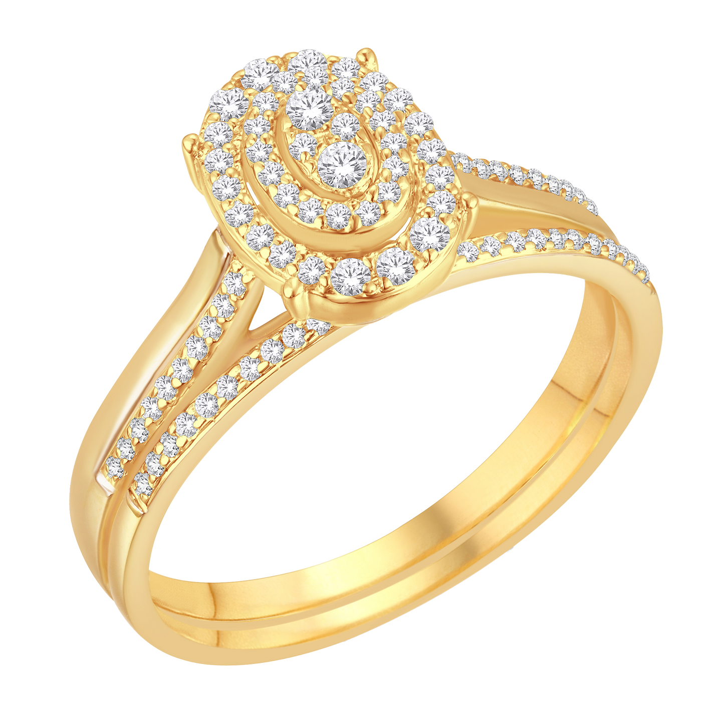 Yellow Gold Diamond Band Ring