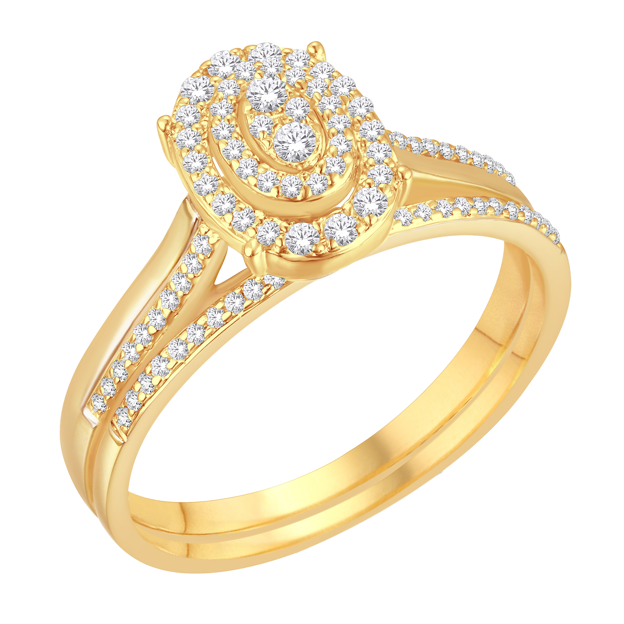 Yellow Gold Diamond Band Ring