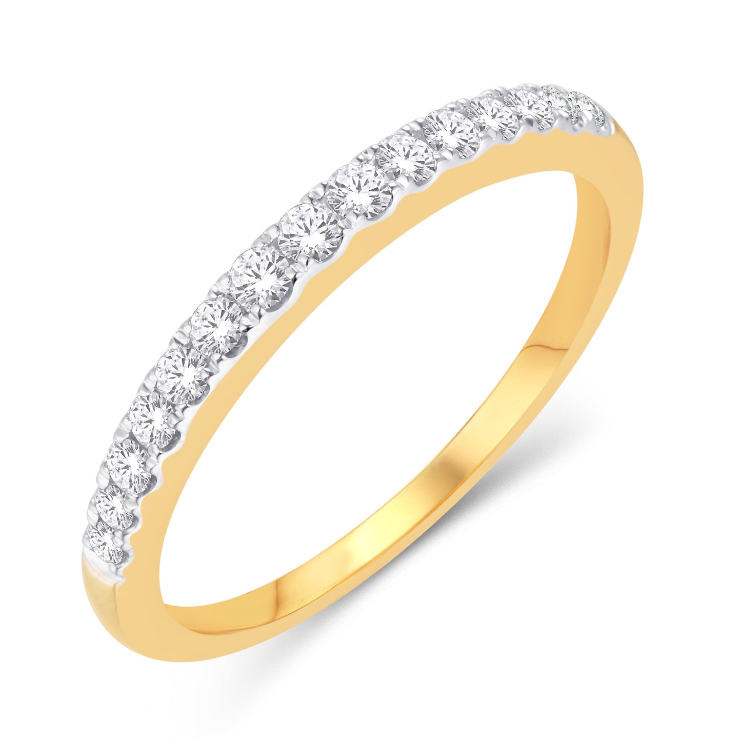 Yellow Gold Diamond Band Ring