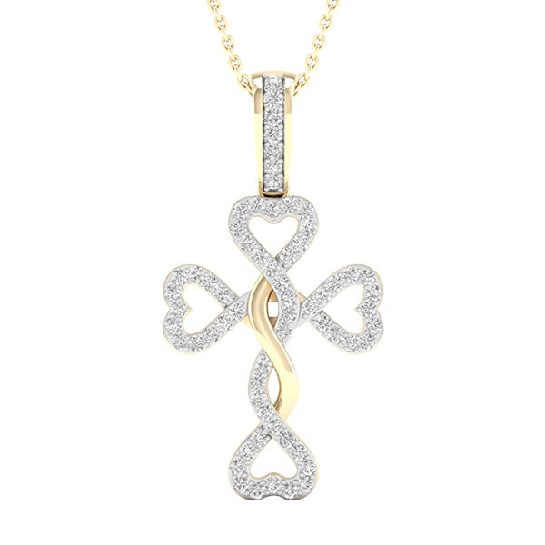 Heart Cross Pendant