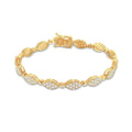 Chain Link Bangle Yellow Gold