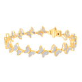 Chain Link Bangle Yellow Gold